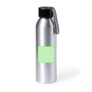 Bidón aluminio reciclado 650 ml acabado mate