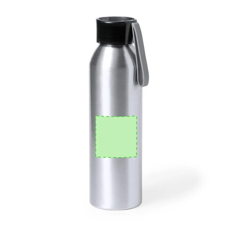 Bidón aluminio reciclado 650 ml acabado mate