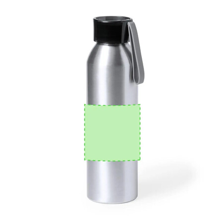 Bidón aluminio reciclado 650 ml acabado mate