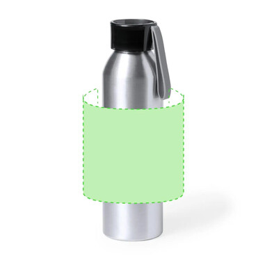 Bidón aluminio reciclado 650 ml acabado mate