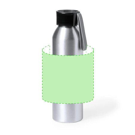 Bidón aluminio reciclado 650 ml acabado mate