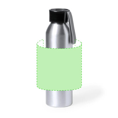 Bidón aluminio reciclado 650 ml acabado mate
