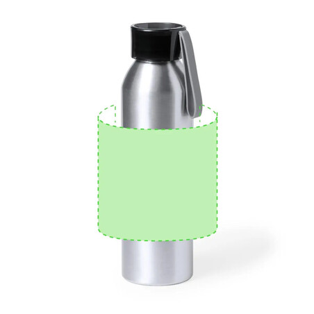 Bidón aluminio reciclado 650 ml acabado mate