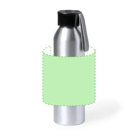 Bidón aluminio reciclado 650 ml acabado mate