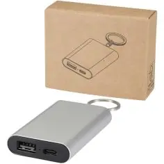 Batería externa de aluminio reciclado de 2000 mAh con... - Producto ecológico