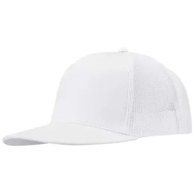Gorra algodón 260 g/m² 6 paneles visera plana