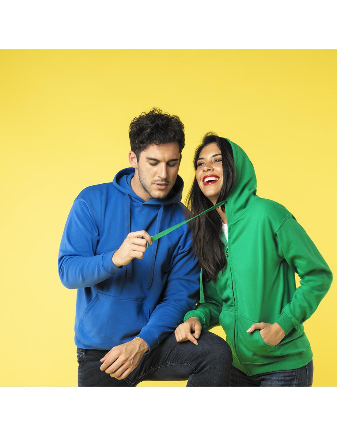 Sudadera Adulto con Capucha keya SWP280 AMARILLO