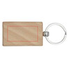 Llavero rectangular de madera de haya - Imagen 5