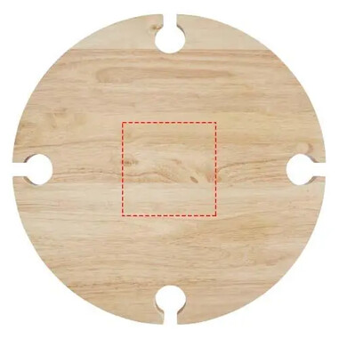 Mesa de pícnic plegable con 4 huecos para vasos
