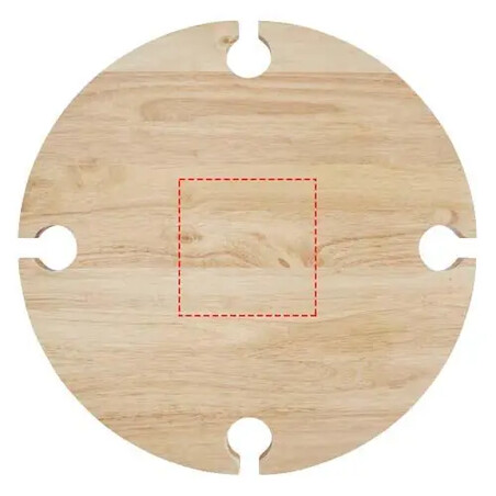 Mesa de pícnic plegable con 4 huecos para vasos