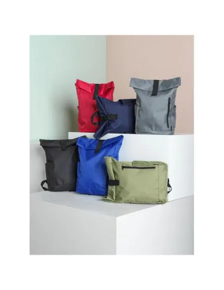 Mochila enrollable de 15,6" GRS RPET de 18 L ecológica personalizada  NV OVEL KU 18 Y