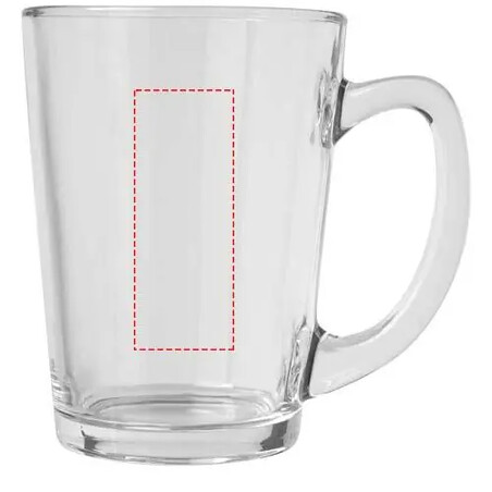 Set 2 vasos de vidrio 310 ml café e infusiones