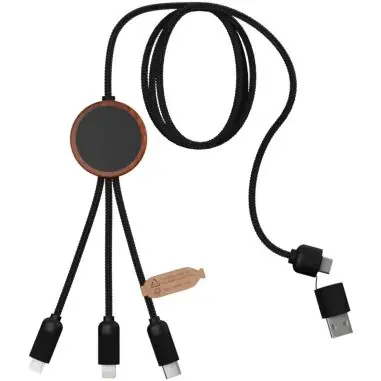 Cable de carga de 40 W 5 en 1 de PET reciclado...