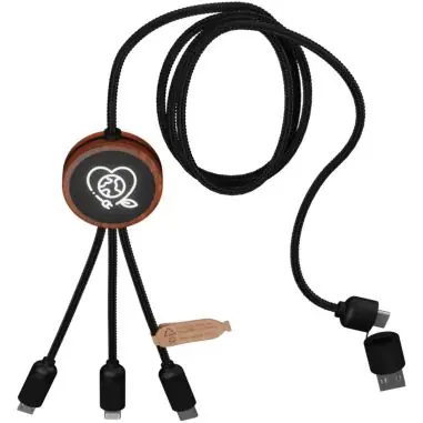 Cable de carga de 40 W 5 en 1 de PET reciclado...