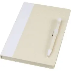 Set A5 cartones leche reciclados con bolígrafo