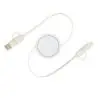 Cable retráctil 5 en 1 de plástico reciclado de 90 cm para sincronización de datos y carga rápida de 40 W Ecológica Personalizad - Imagen 14