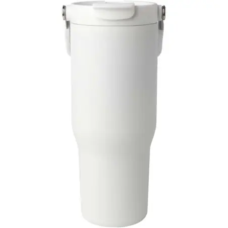 Vaso con aislamiento al vacío de cobre de acero inoxidable reciclado certificado RCS de 900 ml y con tapa de doble función "B Ec