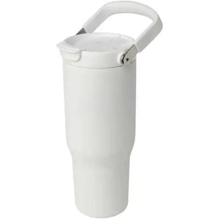 Vaso con aislamiento al vacío de cobre de acero inoxidable reciclado certificado RCS de 900 ml y con tapa de doble función "B Ec