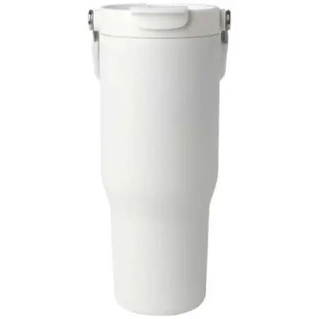 Vaso con aislamiento al vacío de cobre de acero inoxidable reciclado certificado RCS de 900 ml y con tapa de doble función "B Ec
