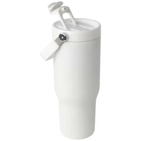 Vaso con aislamiento al vacío de cobre de acero inoxidable reciclado certificado RCS de 900 ml y con tapa de doble función "B Ec