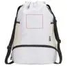 Bolsa deportiva de 18 L con cordón y compartimento inferior de material reciclado con certificado GRS Ecológica Personalizada 61 - Imagen 7