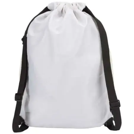 Bolsa deportiva de 18 L con cordón y compartimento inferior de material reciclado con certificado GRS Ecológica Personalizada 61