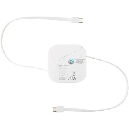 Cable retráctil reciclado 5 en 1 para sincronización de datos y carga rápida de 100 W con kit de herramientas para smartphone Ec