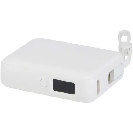 Batería externa para tableta de 10 000 mAh y 35 W con cable tipo C integrado y fabricada con plástico reciclado Ecológica Person