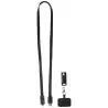 Lanyard de plástico reciclado para smartphone con sincronización de datos integrada y cable 5 en 1 de carga rápida de 65 W "F Ec - Imagen 21