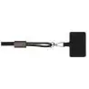 Lanyard de plástico reciclado para smartphone con sincronización de datos integrada y cable 5 en 1 de carga rápida de 100 W " Ec - Imagen 7