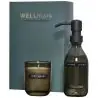 Dispensador de jabón de manos de 250 ml y juego de velas aromáticas de 150 g con fragancia de lino fresco "Wellmark Ecológica Pe - Imagen 18