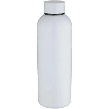 Botella de agua de 750 ml de acero inoxidable reciclado con pared simple para sublimación y con certificado RCS Ecológica Person