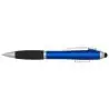 Bolígrafo de plástico reciclado con certificado RCS, stylus, cuerpo de color y empuñadura negra (tinta azul) Ecológico Personali - Imagen 6