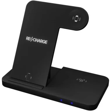 Base inalámbrica 3 en 1 plegable reciclada soporte teléfono