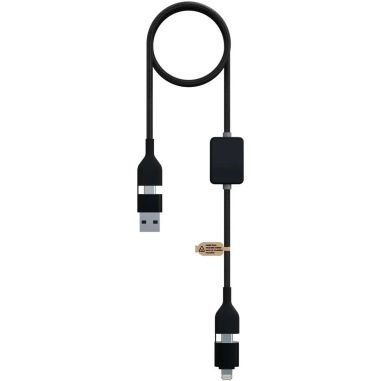 Cable carga 60W logo luminoso interruptor ABS reciclado