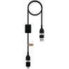 Cable carga 60W logo luminoso interruptor ABS reciclado - Imagen 3