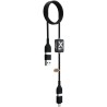 Cable carga 60W logo luminoso interruptor ABS reciclado - Imagen 4