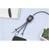 Cable 60W tipo C doble logo luminoso cordones reciclados - Imagen 7