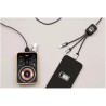 Cable 60W tipo C doble logo luminoso cordones reciclados - Imagen 9