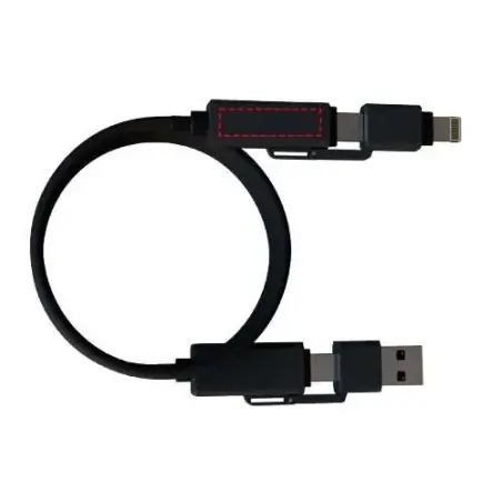Cable magnético 100W silicona reciclada Tipo C zinc grabado