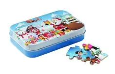 Puzzle navideño 60 piezas caja lata