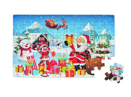 Puzzle navideño 60 piezas caja lata