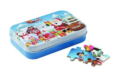 Puzzle navideño 60 piezas caja lata