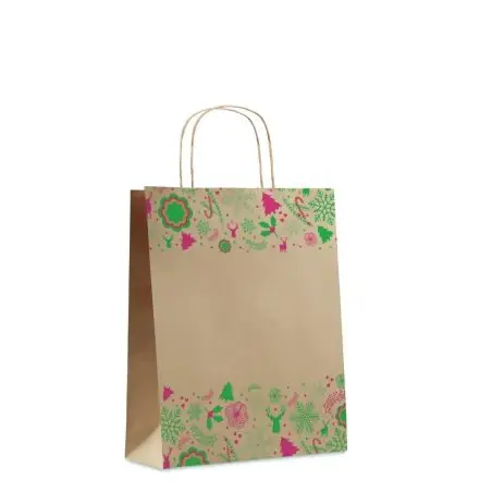 Bolsa regalo Navidad 90 g/m² mediana UE