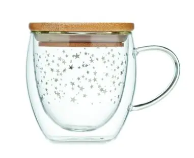 Taza borosilicato doble pared 220 ml