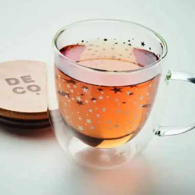Taza borosilicato doble pared 220 ml