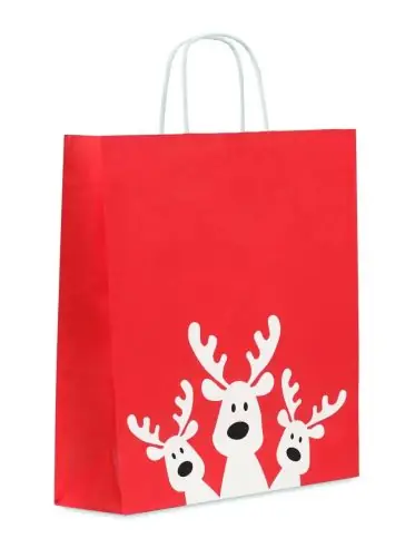 Bolsa regalo Navidad 90 g/m² grande UE