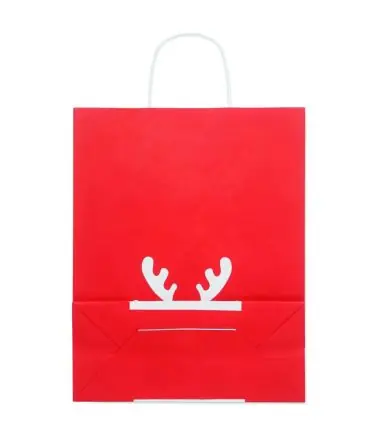 Bolsa regalo Navidad 90 g/m² grande UE