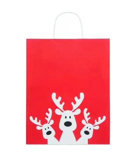 Bolsa regalo Navidad 90 g/m² grande UE