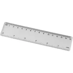 Regla flexible PP 15 cm de grosor fino